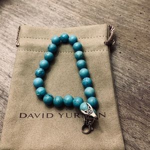 David Yurman Turquoise Spiritual Bracelet 8 inch